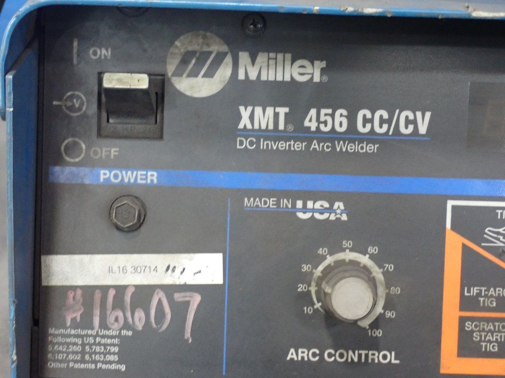 Miller 19.2 Kw Arc Welder - Xmt 456 Cc/cv