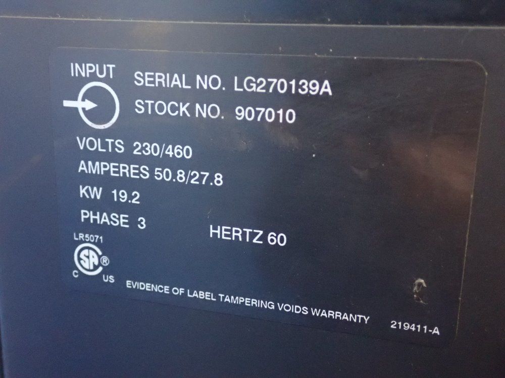 Miller 19.2 Kw Arc Welder - Xmt 456 Cc/cv