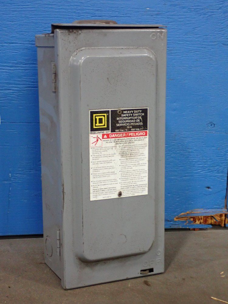 Square D Co. 30 A/600 V Fusible Disconnect - H361rb