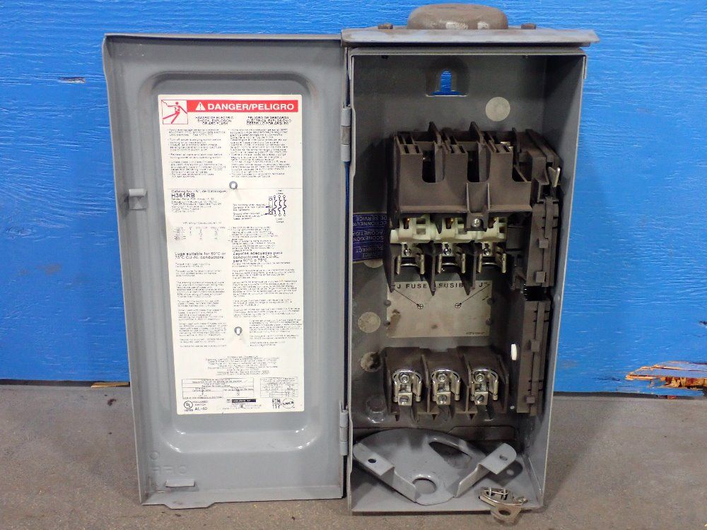 Square D Co. 30 A/600 V Fusible Disconnect - H361rb