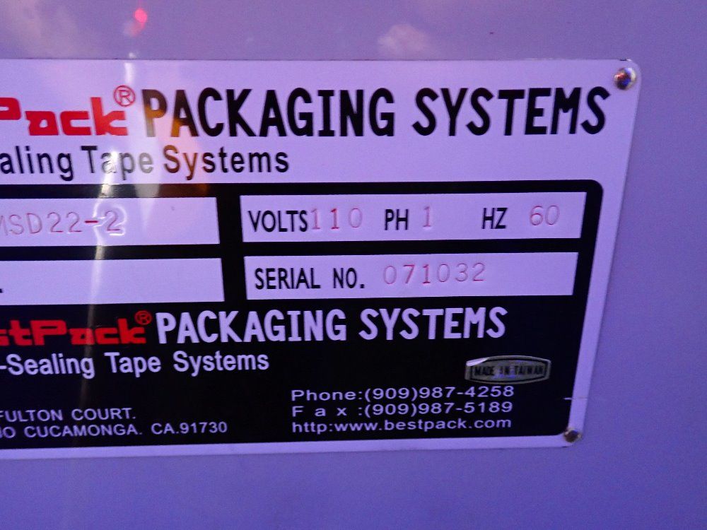 Bestpack 40" X 25" Case Sealer - Msd22-2