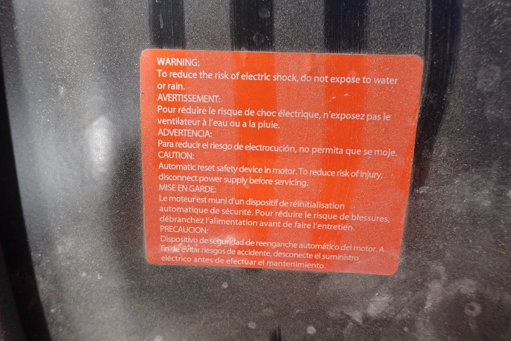 Utilitech 25" Dia Fan