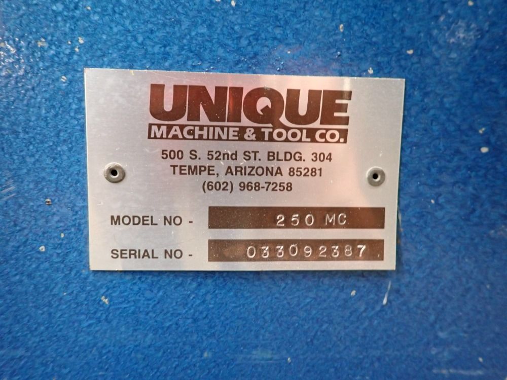 Unique Machine & Tools Door Machine - 250 Mc