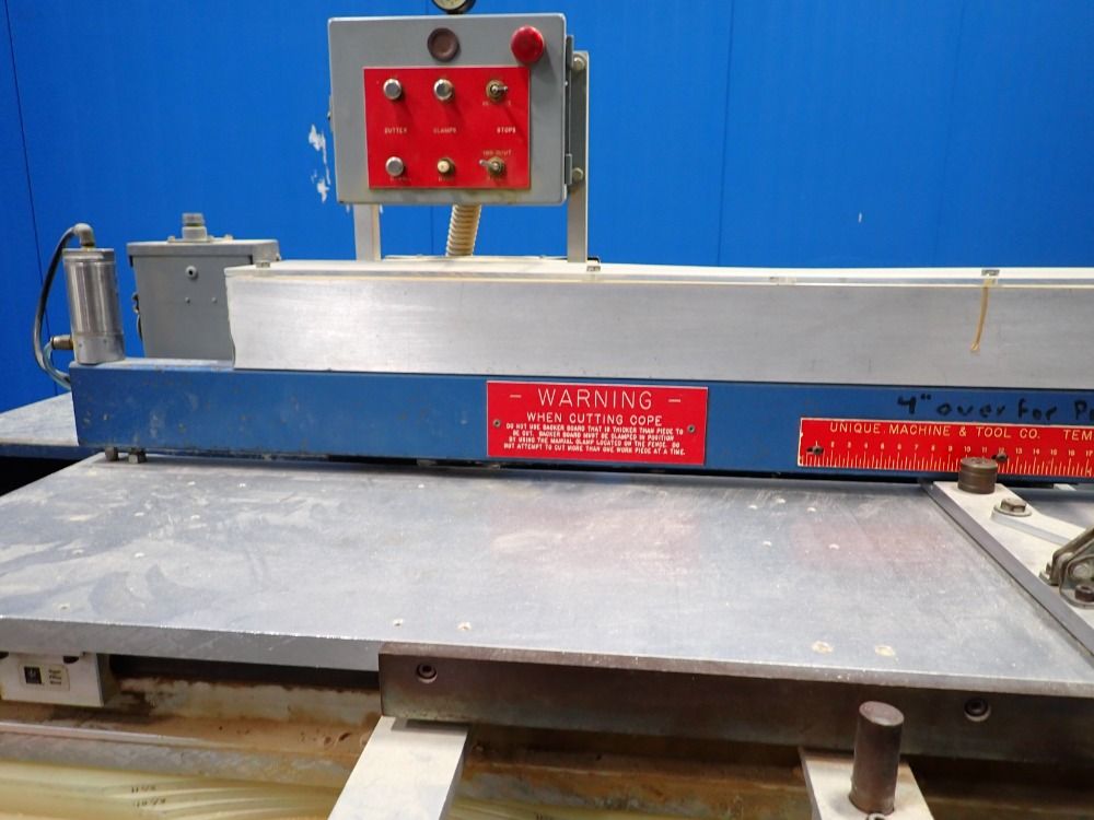 Unique Machine & Tools Door Machine - 250 Mc