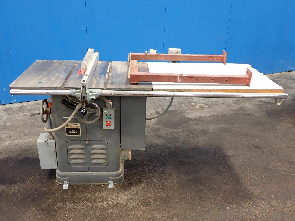 Delta 10" Blade, 72" X 27" Table, 45 Degree Tilt Table Saw - 10 Unisaw