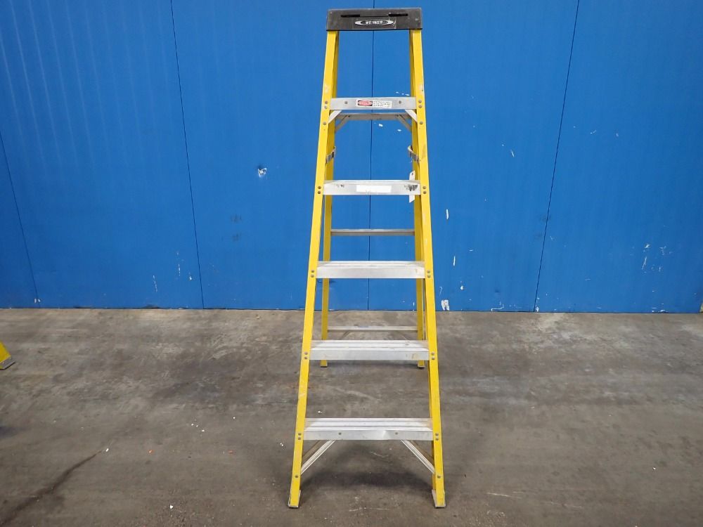 Werner 300lbs, 6 Steps, 69" Top Step Step Ladder - Fsa06