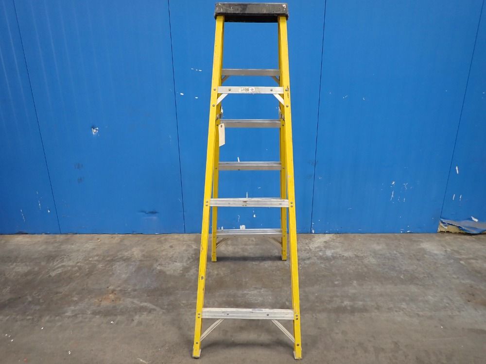 Werner 300lbs, 6 Steps, 69" Top Step Step Ladder - Fsa06