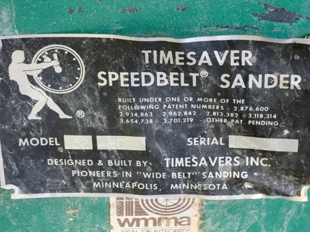 Timesavers 51" Feed Belt Speedbelt Sander - 352-4hd