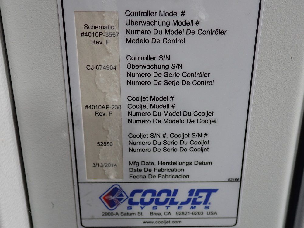 Cooljet Coolant Chiller - 401ap-230