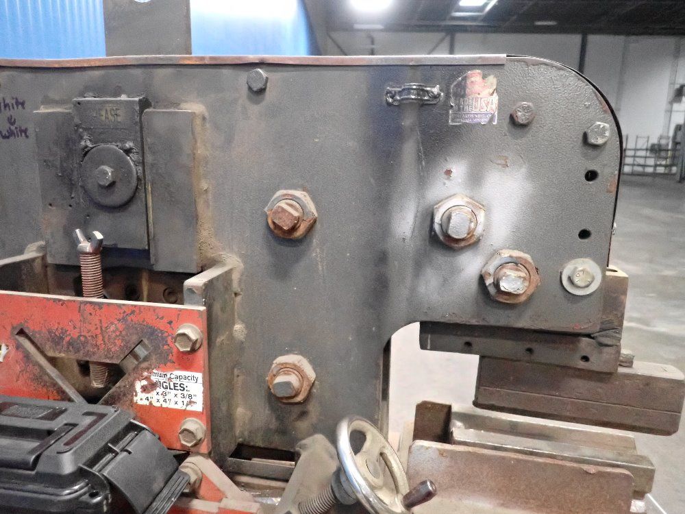 Edwards 55 Ton Hydraulic Iron Worker - Jaws Iv