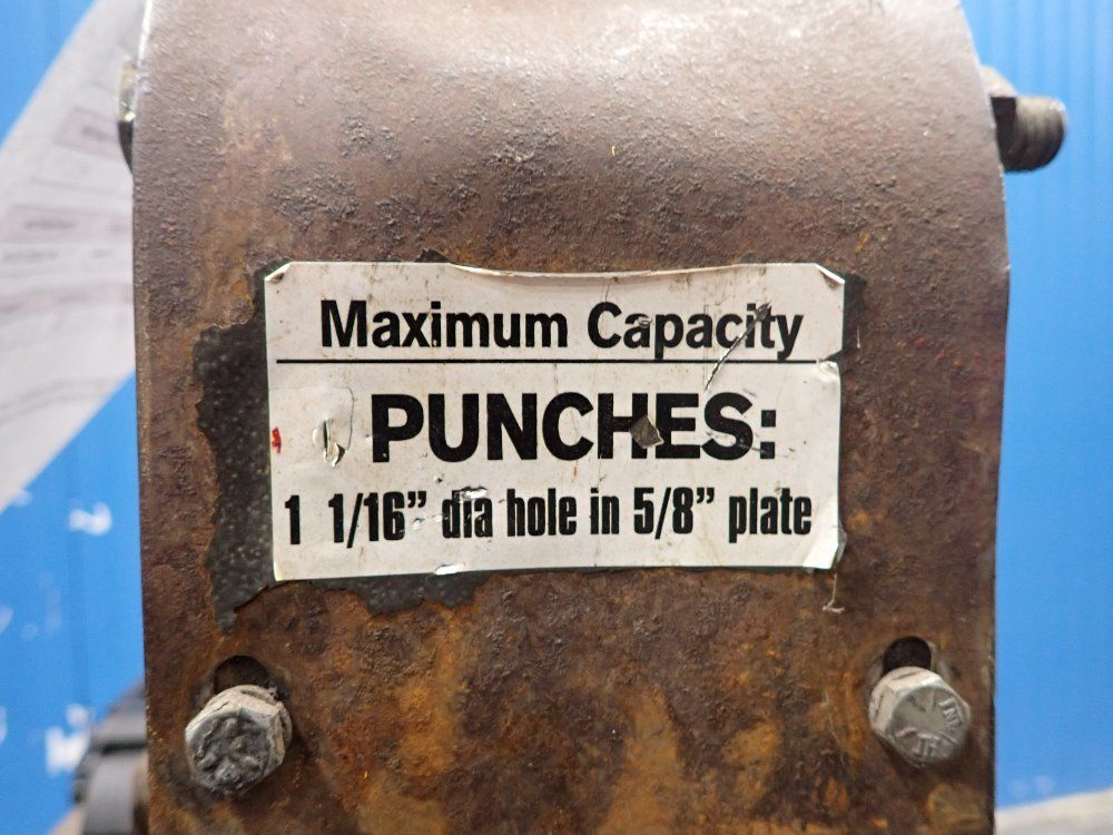 Edwards 55 Ton Hydraulic Iron Worker - Jaws Iv