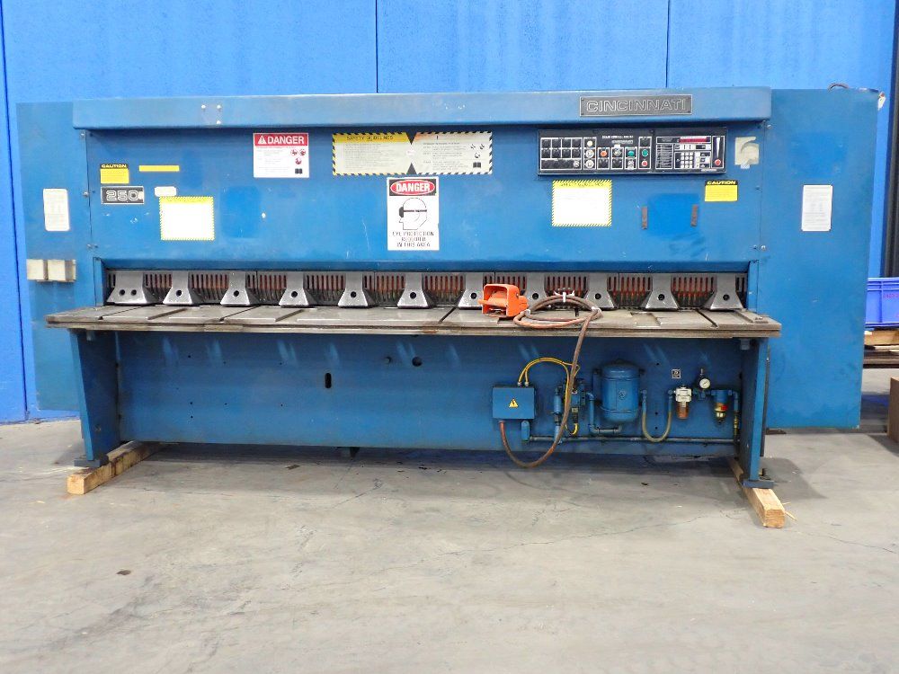 Cincinnati 1/4" Mild Steel/ 10' Shear - 250
