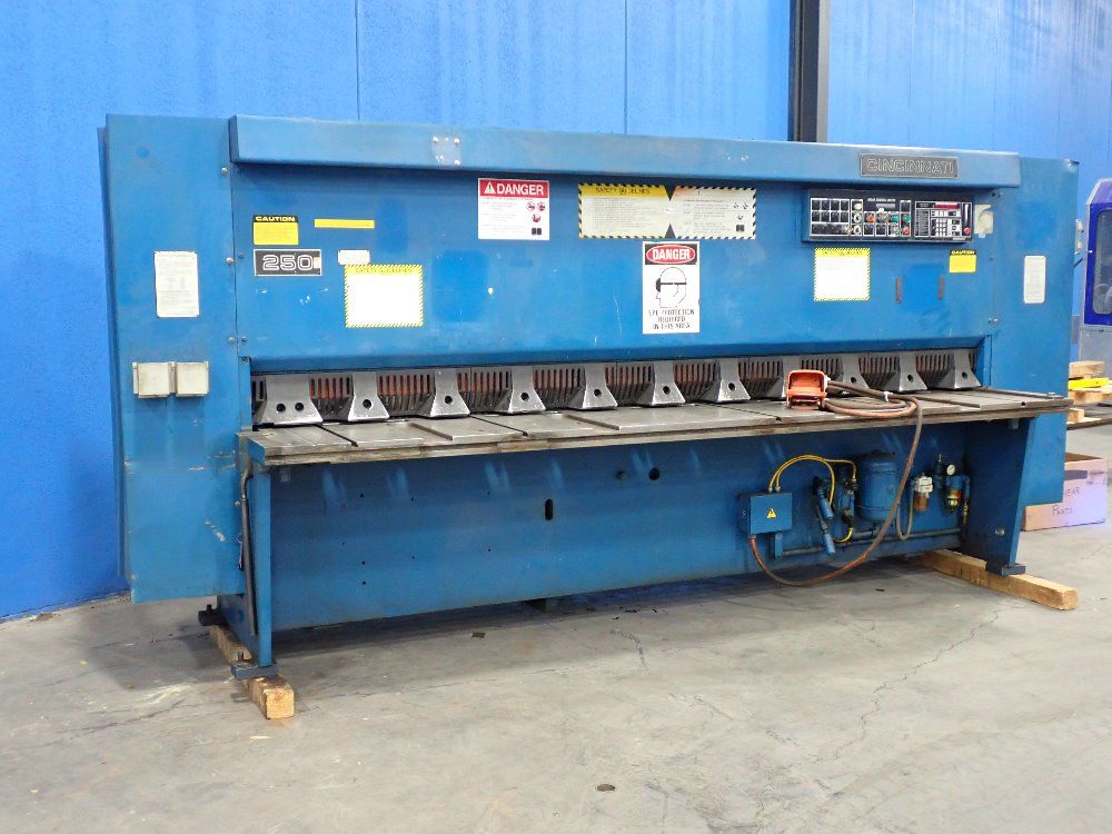 Cincinnati 1/4" Mild Steel/ 10' Shear - 250