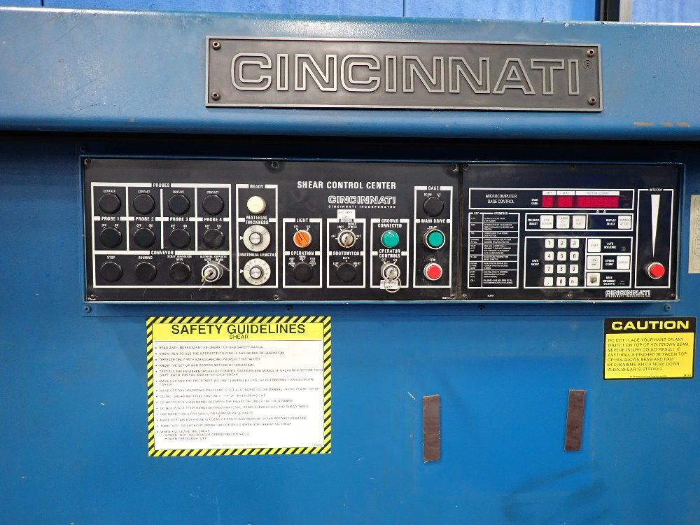 Cincinnati 1/4" Mild Steel/ 10' Shear - 250