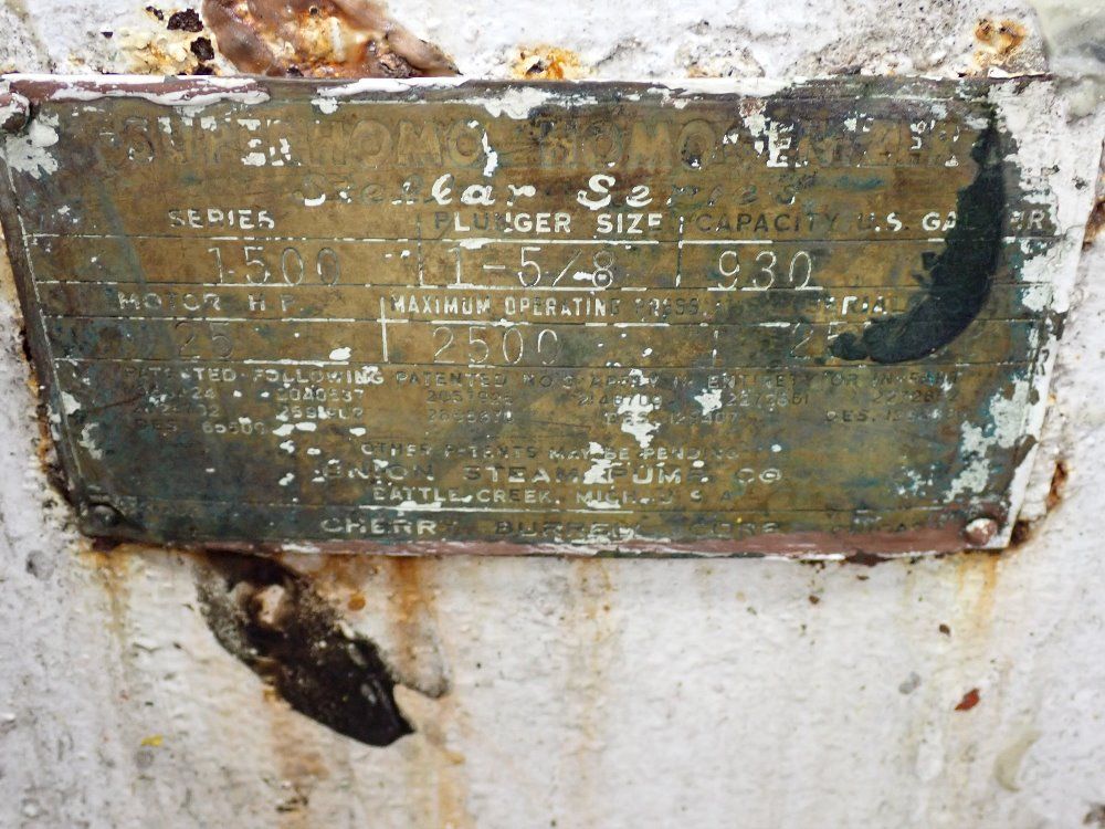 930 Gal Superhomo Homogenizer - 1500 Series