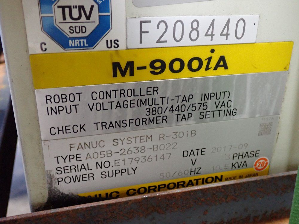 Fanuc 2017 Fanuc M900ia 260l Robot