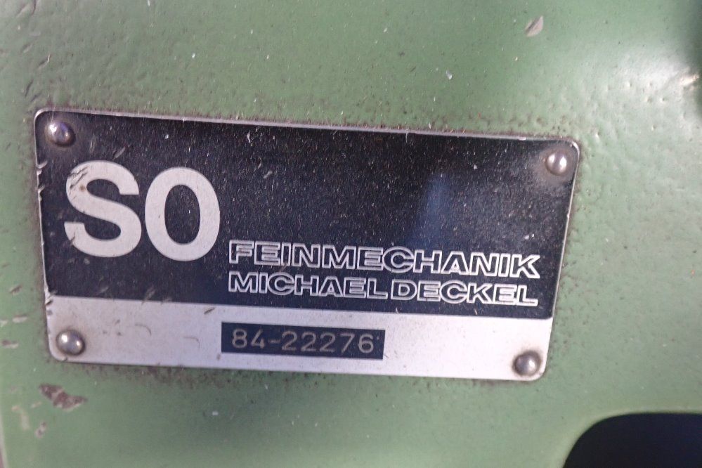 Deckel 80 Tool Grinder