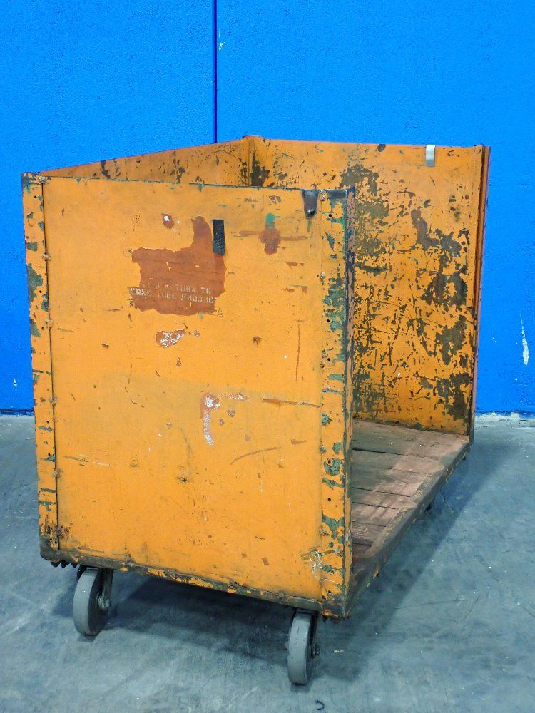 30"wx48"lx36"h Portable Wooden Bin