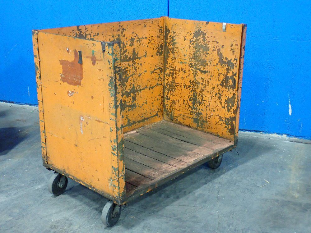 30"wx48"lx36"h Portable Wooden Bin