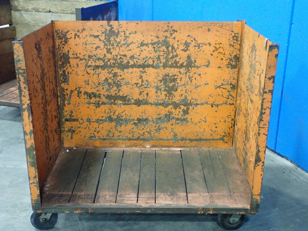 30"wx48"lx36"h Portable Wooden Bin