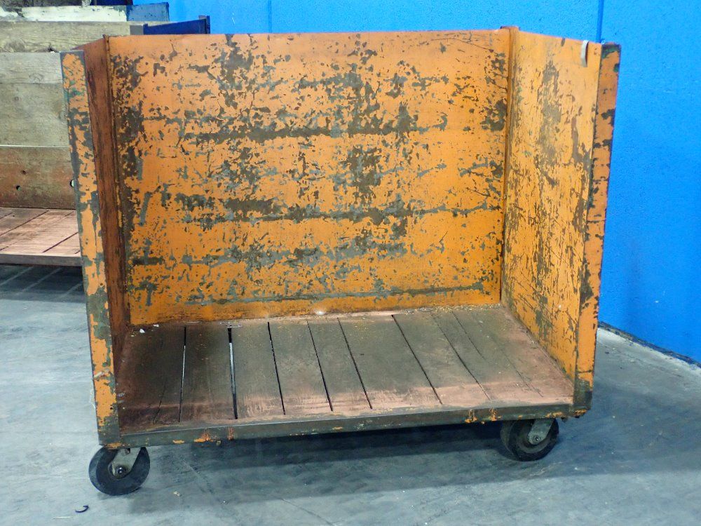 30"wx48"lx36"h Portable Wooden Bin