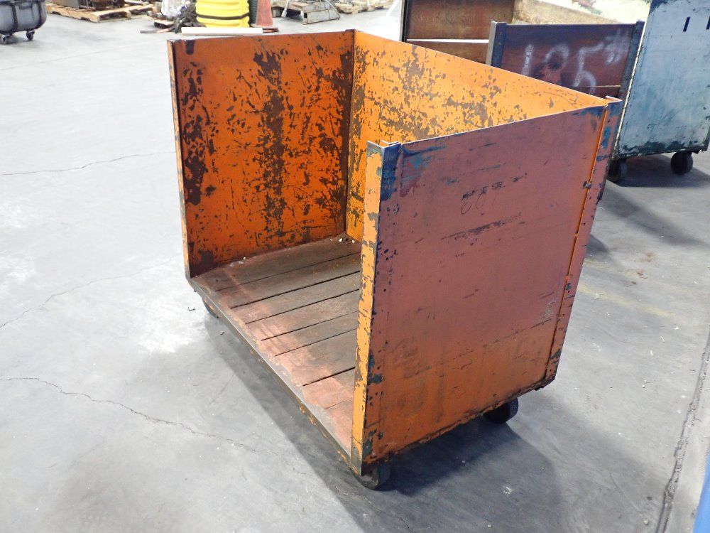 30"wx48"lx36"h Portable Wooden Bin