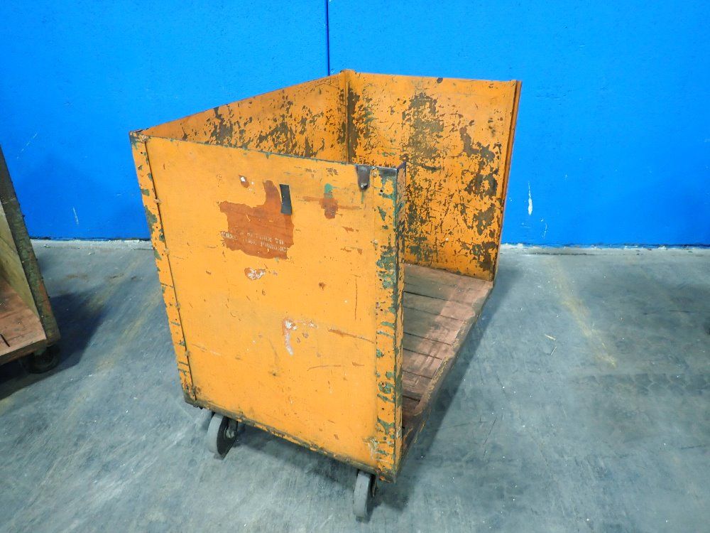 30"wx48"lx36"h Portable Wooden Bin