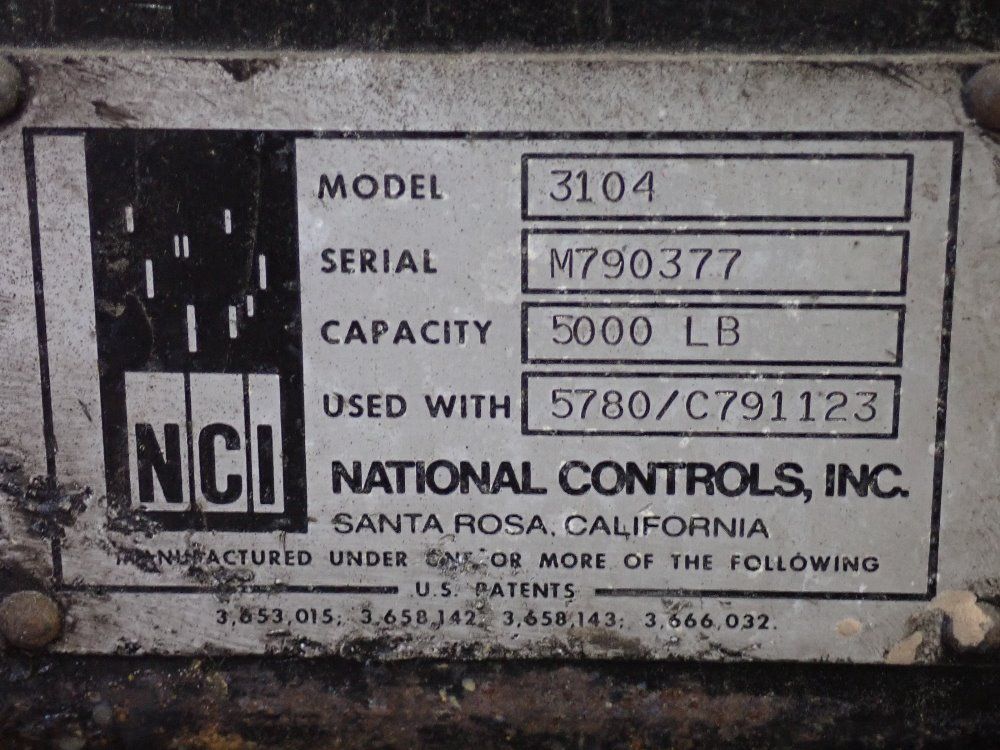 National Controls Inc. 5000 Lbs./48"x48" Lift Table - 3104