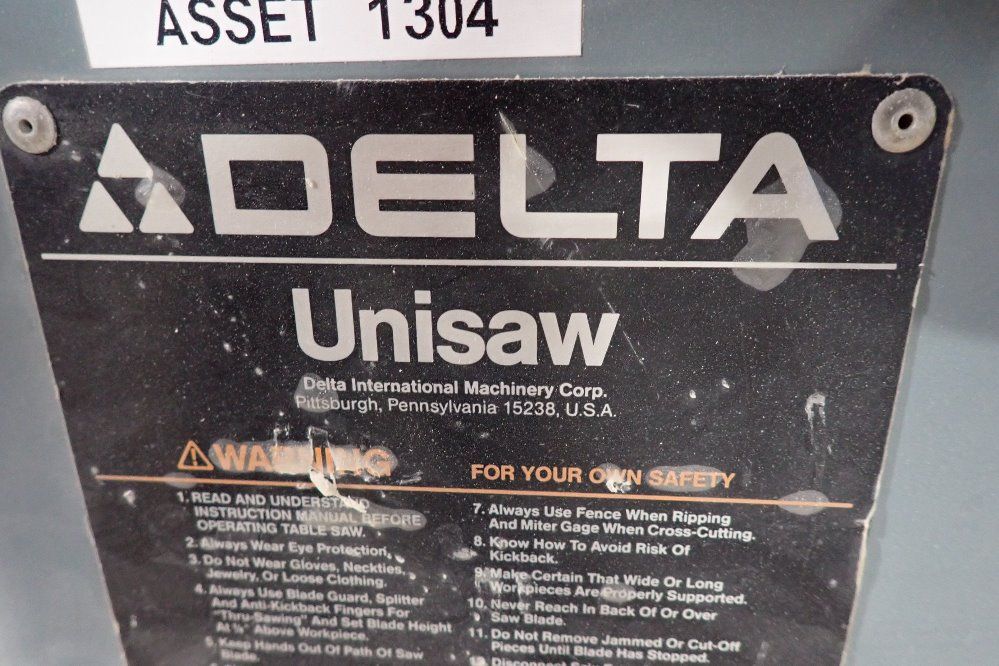 Delta 14" Throat Table Saw - 34-802