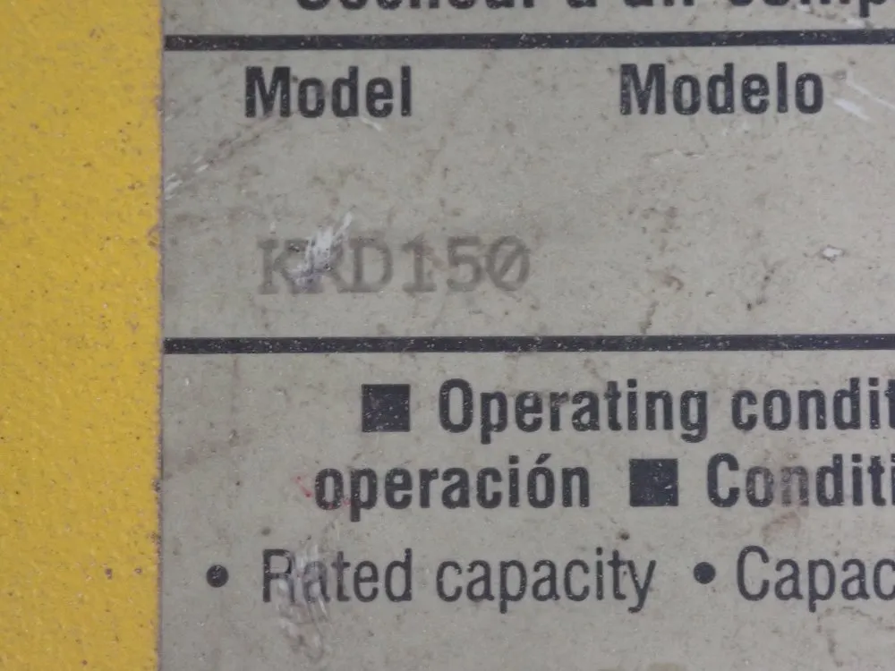 Kaeser 175psig Compressed Air Dryer - Krd150