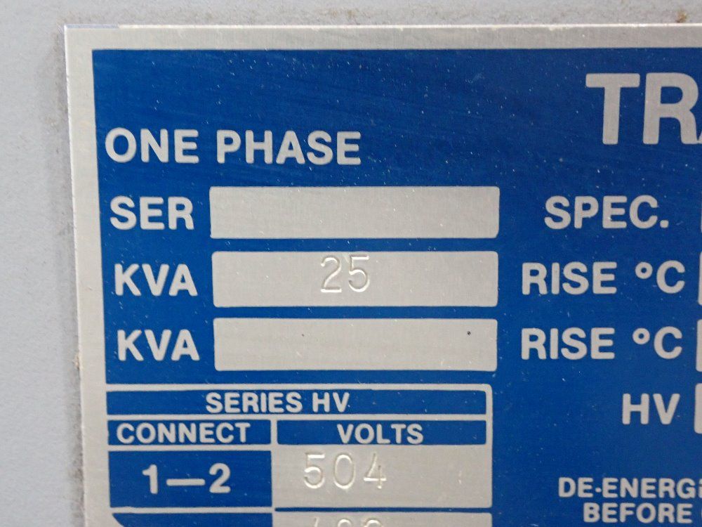 Hevi Duty 25kva Transformer