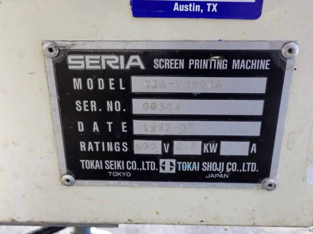 Seria 32" X 32" Screen Printer - Ssa-pc605a