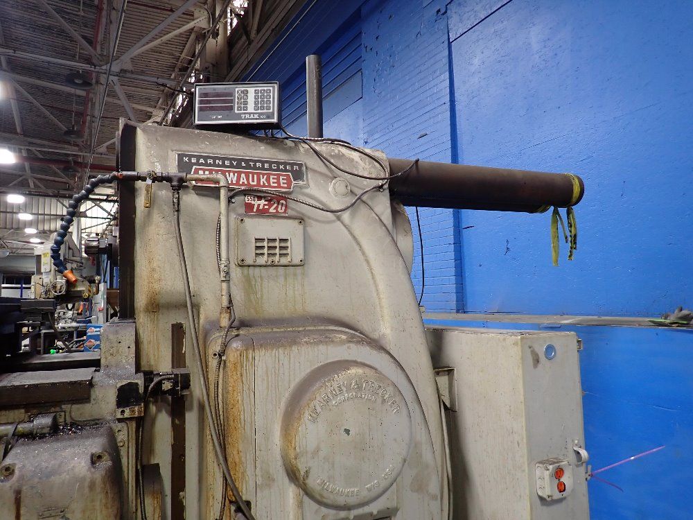 Kearney & Trecker 19 1/2" X 97" Horizontal Mill - D.t.e 26/550tf-20