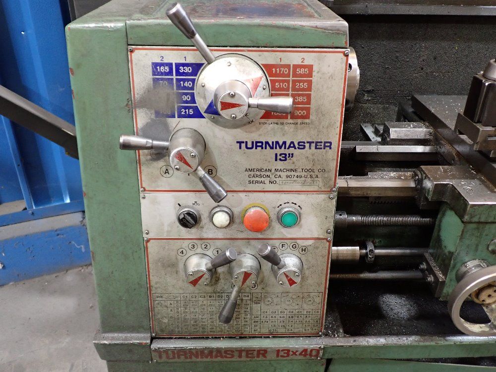 American Machine 13x40 Lathe - Turnmaster 13