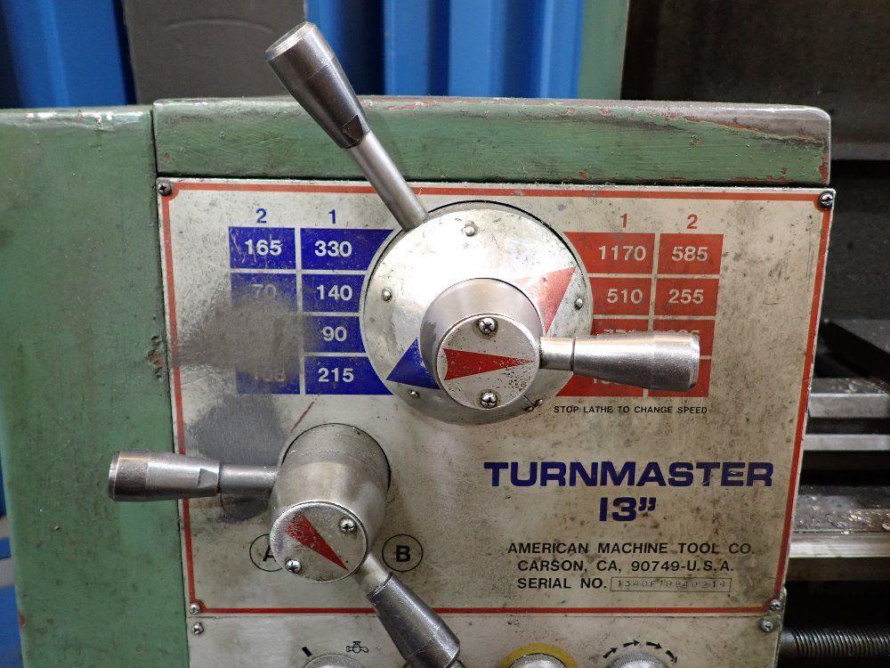 American Machine 13x40 Lathe - Turnmaster 13