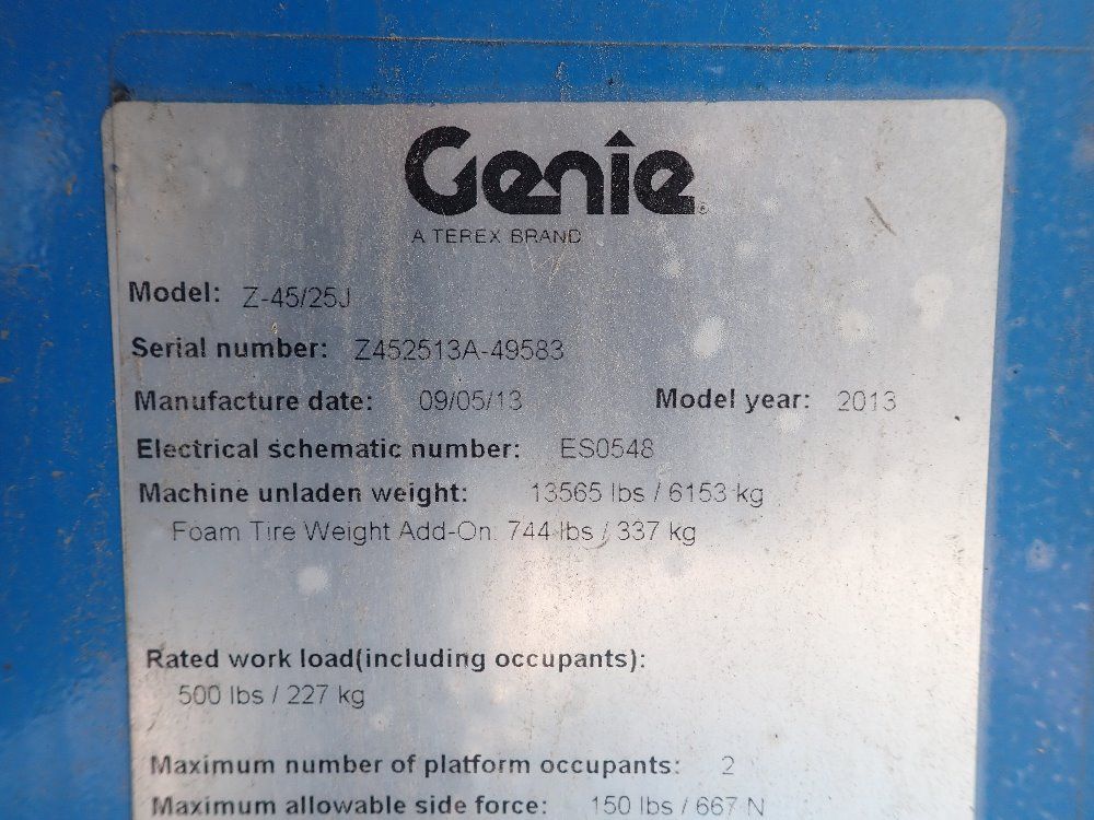 Genie Boom Lift