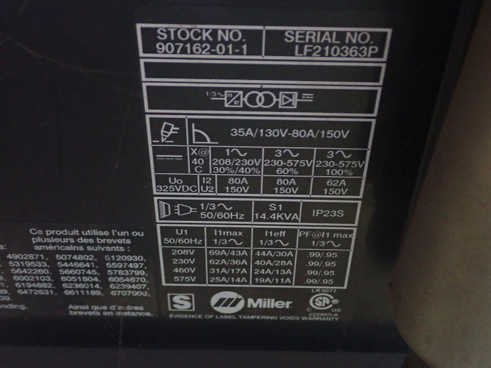 Miller Plasma Cutter - Spectrum 1000