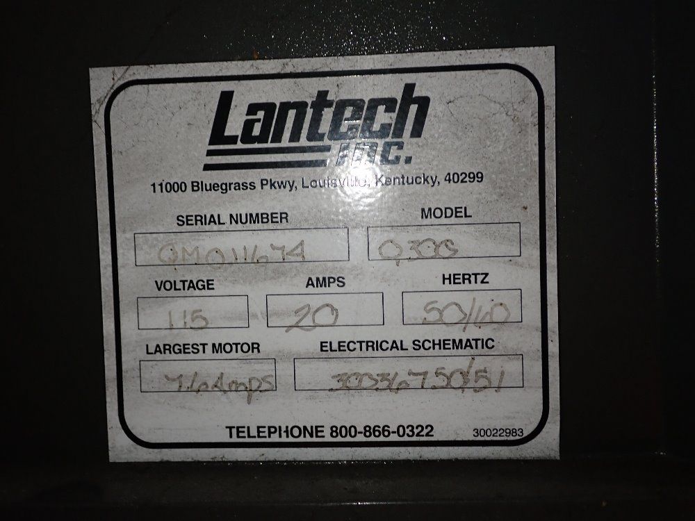 Lantech 66" X 81" Stretch Wrapper - Q300