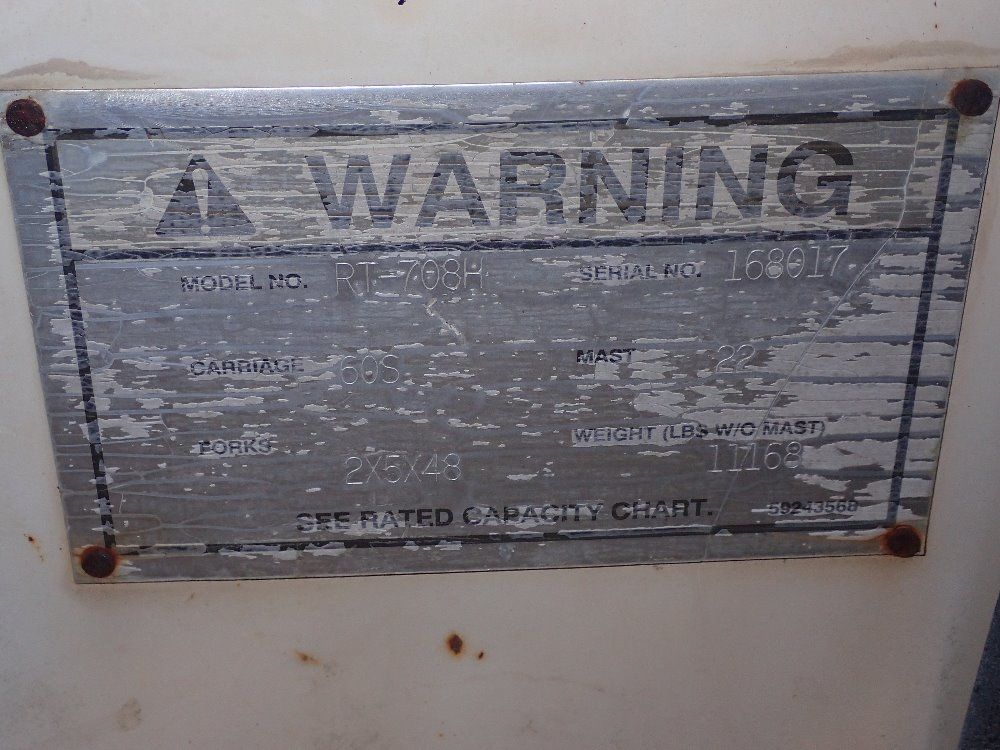 Ingersoll-rand 8000lbs Diesel Forklift - Rt-708h