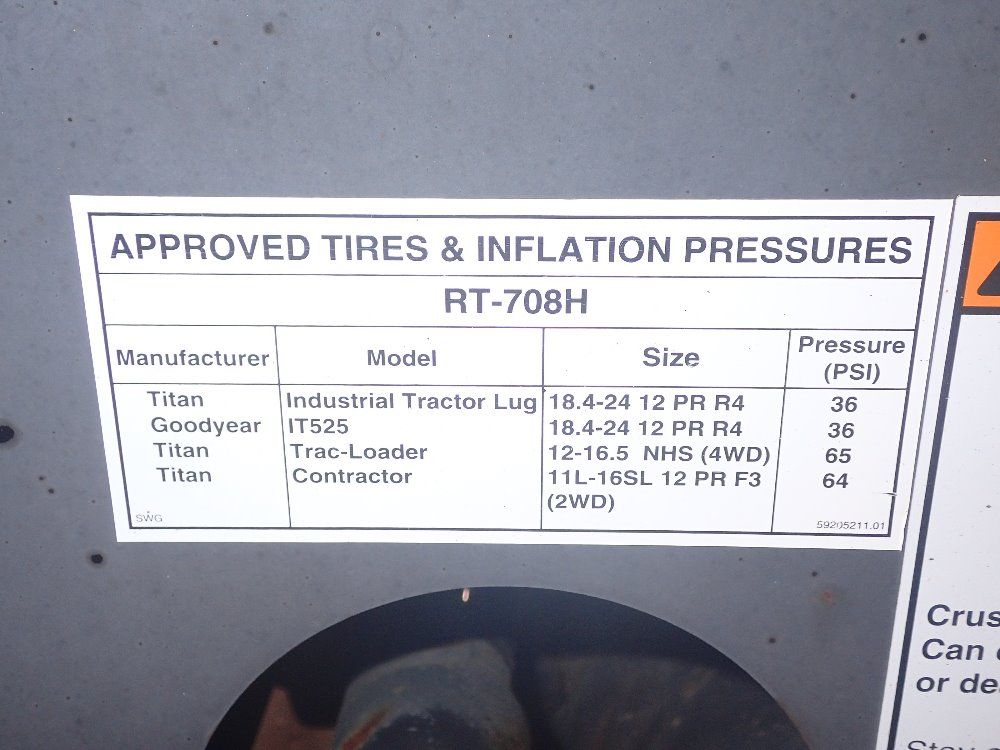Ingersoll-rand 8000lbs Diesel Forklift - Rt-708h