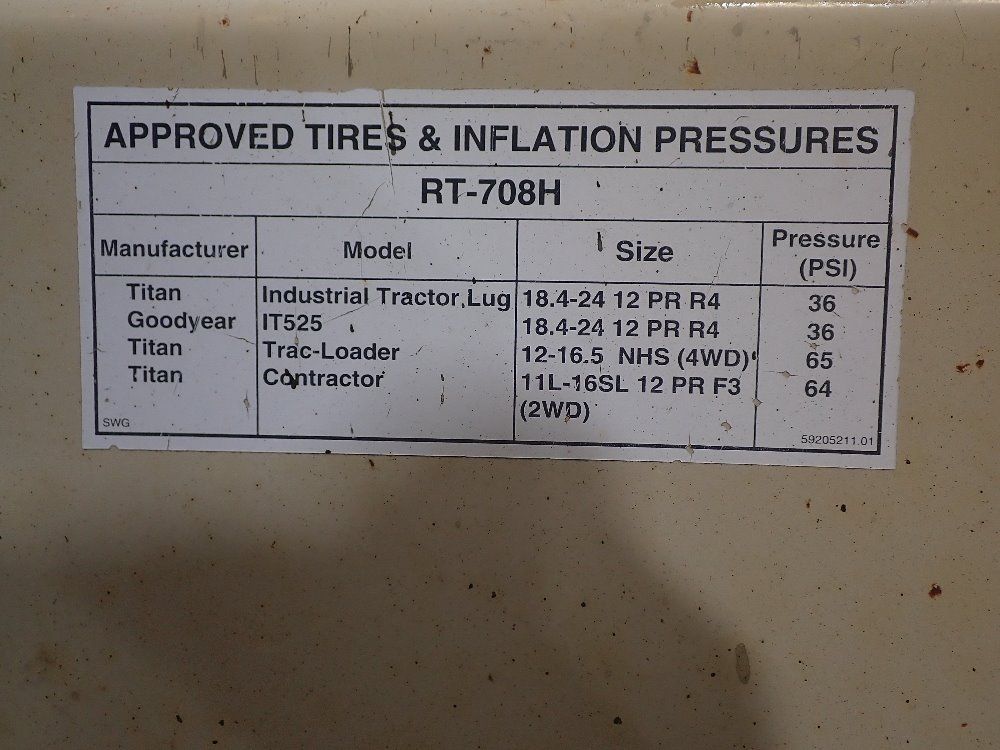 Ingersoll-rand 8000lbs Diesel Forklift - Rt-708h
