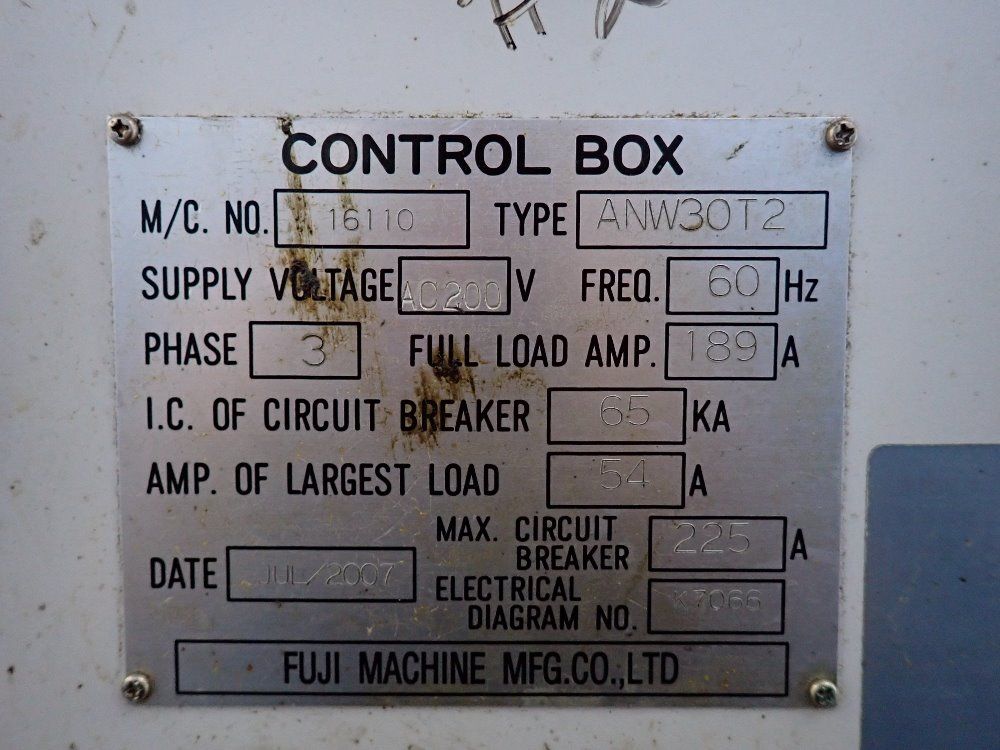 Fuji Cnc Dual Spindle Lathe - Anw-30t2