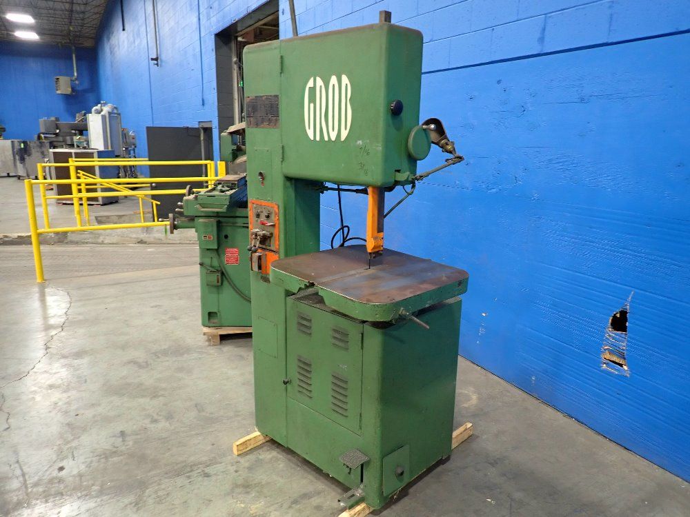 Grob 18" Throat Vertical Band Saw - Ns18