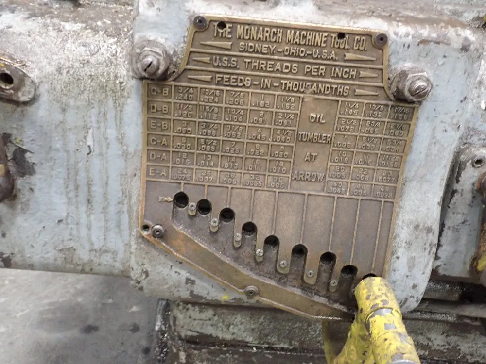 Monarch 24" X 10' Lathe