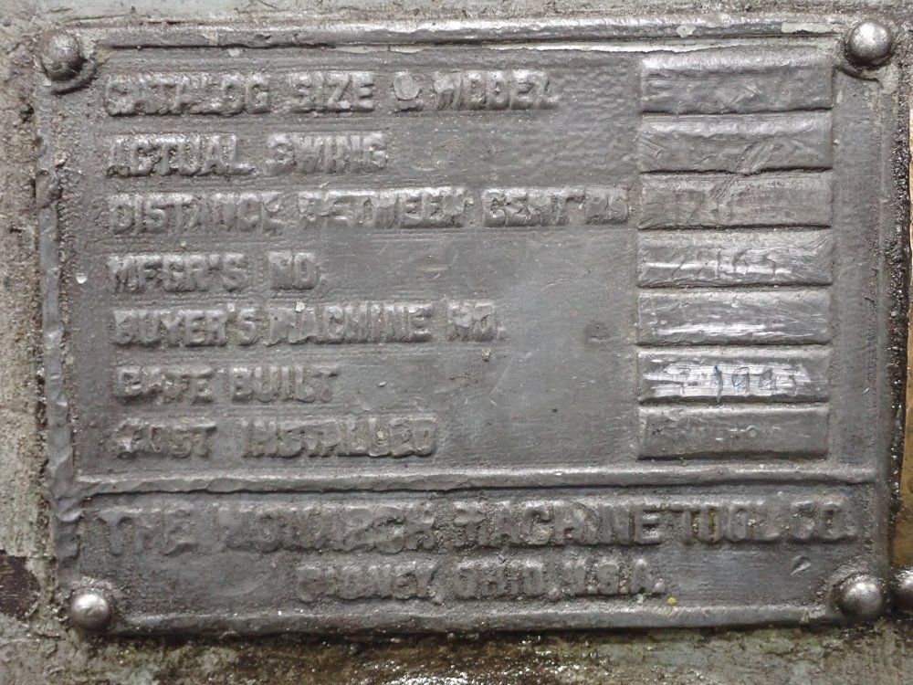 Monarch 24" X 10' Lathe