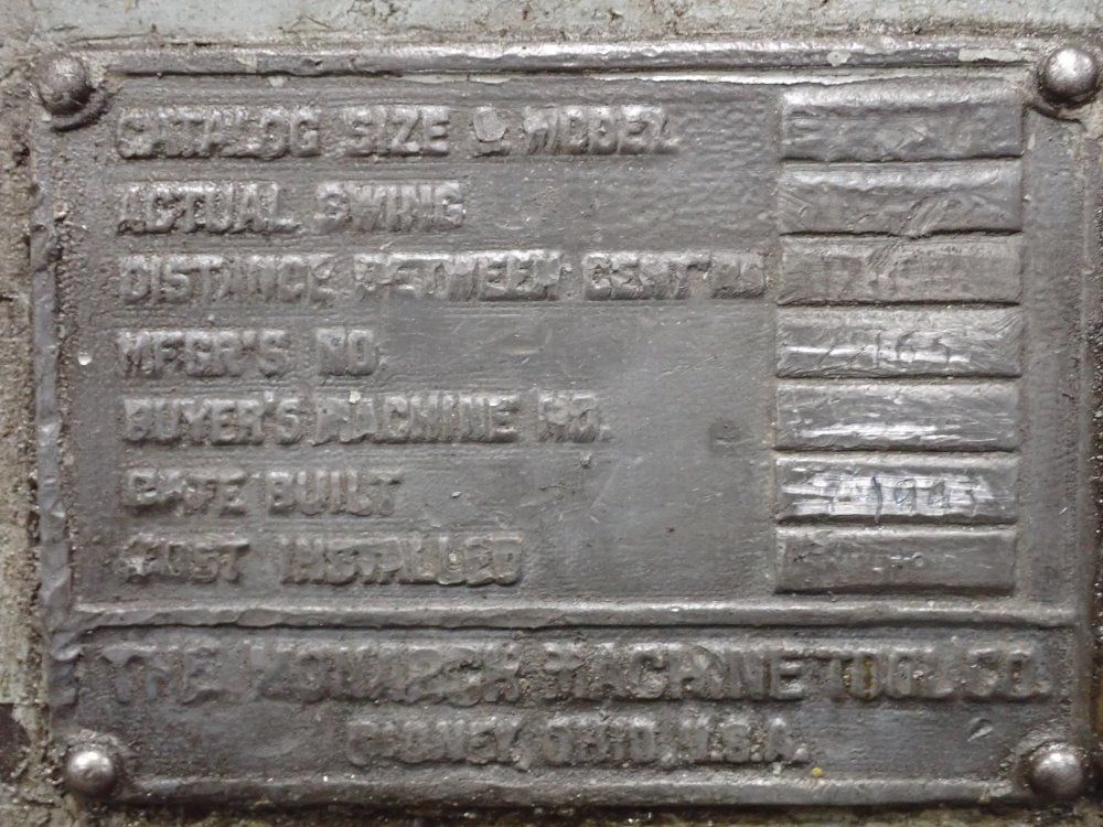 Monarch 24" X 10' Lathe