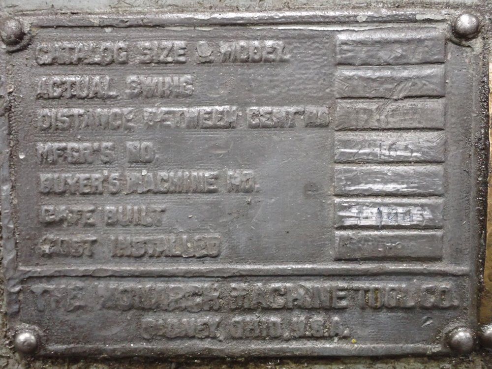 Monarch 24" X 10' Lathe