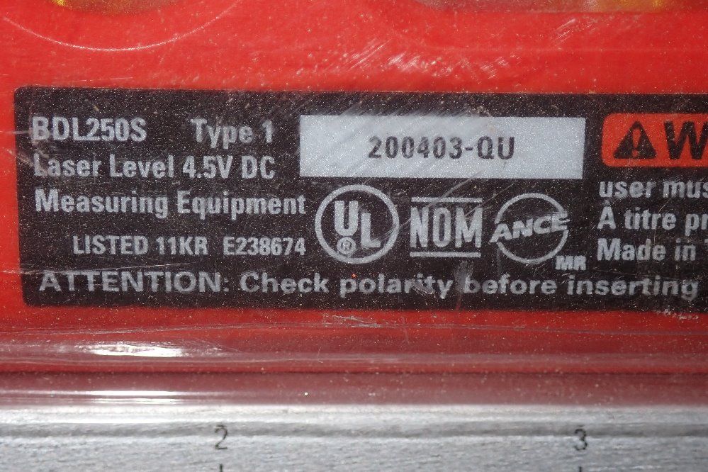 Black And Decker Laser Level