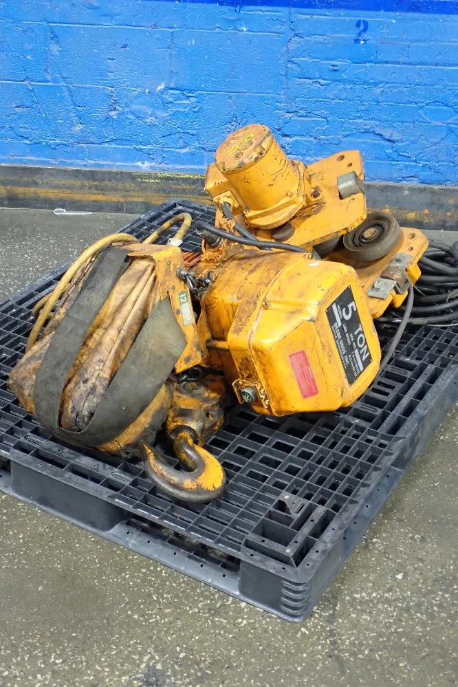 Beebe Bros Inc 5 Ton Hoist - Bbes050m