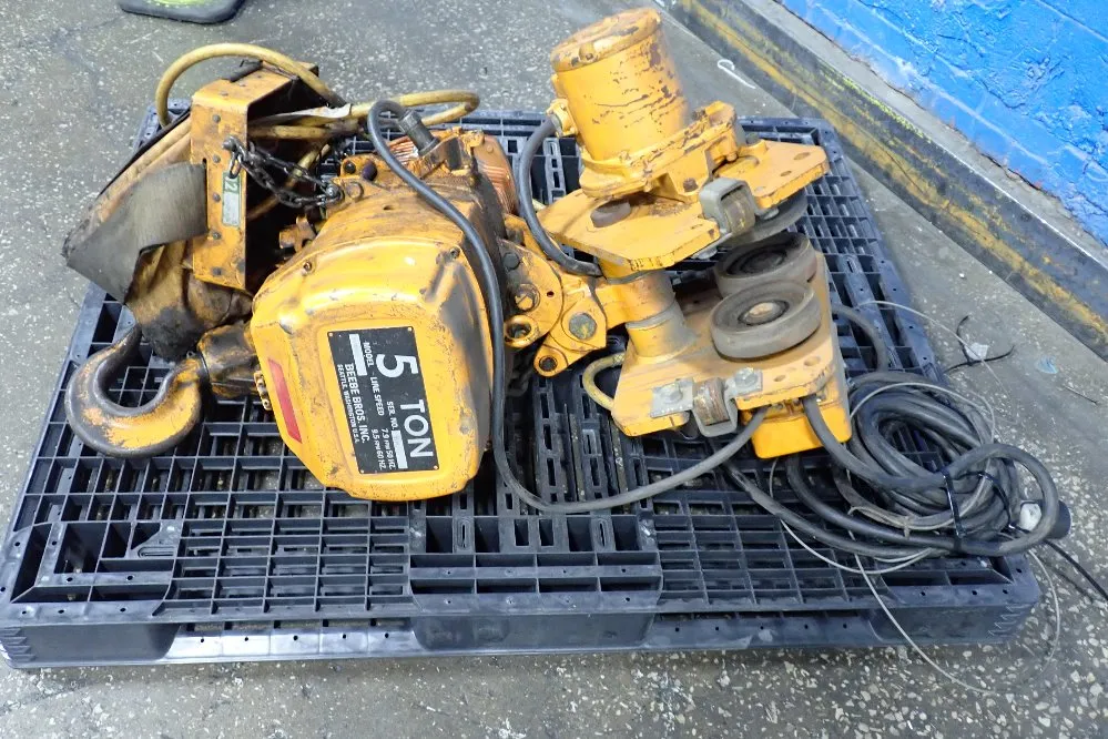 Beebe Bros Inc 5 Ton Hoist - Bbes050m